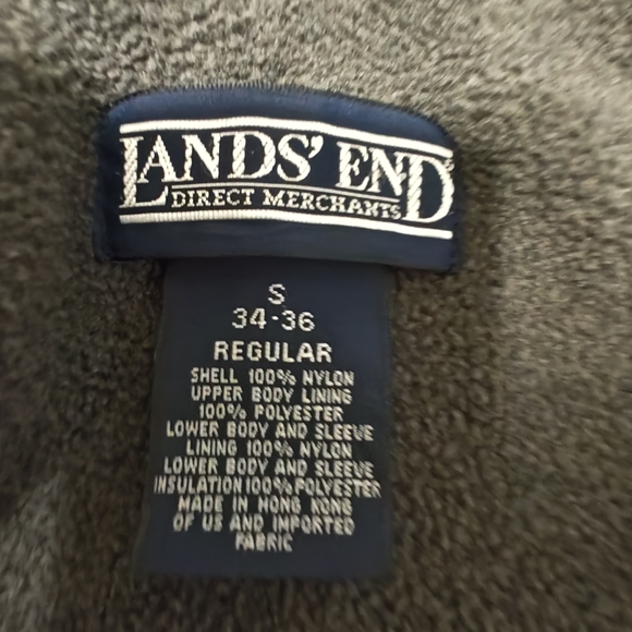 Lands' End Jacket - Black & Gray - Picture 12 of 14